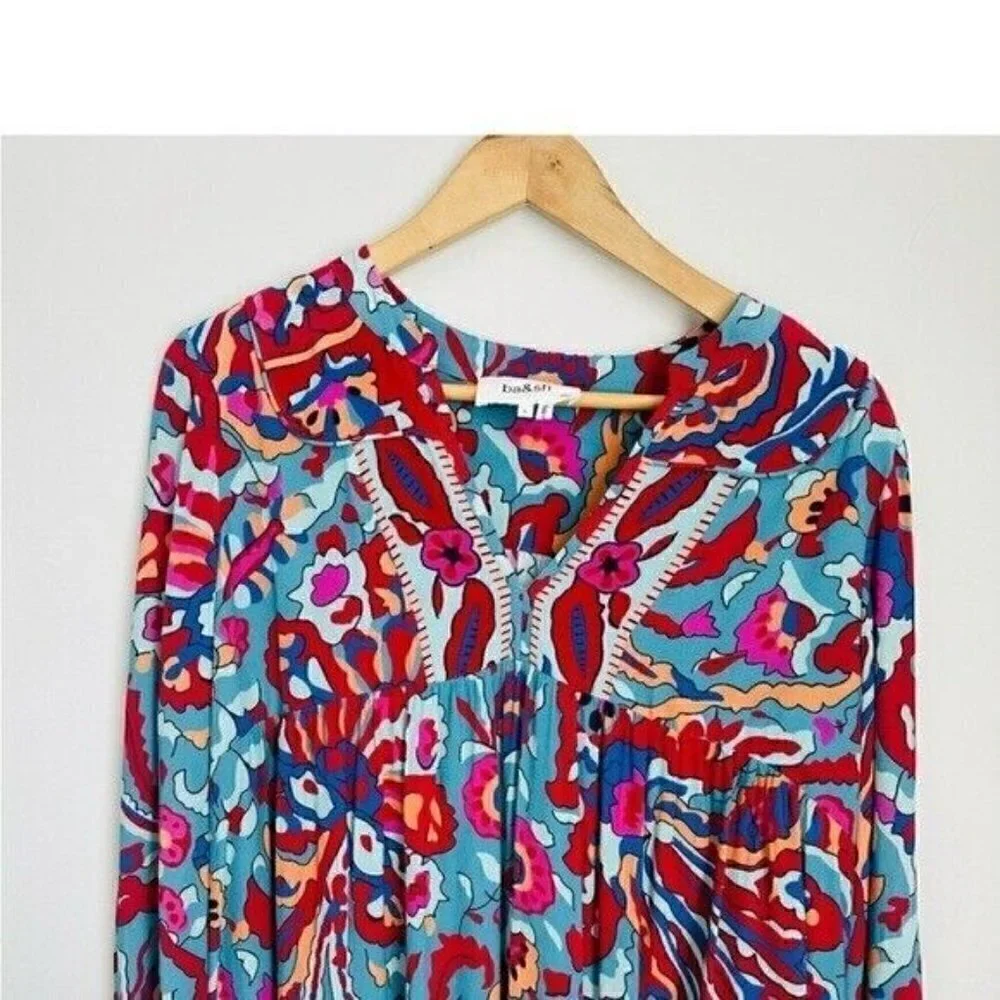 Ba&Sh Maureen floral-printed dress Size XS